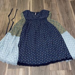Free People Across the Sea Mini Dress